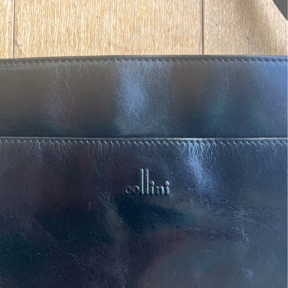 Cellini Leather Crossbody Bag Black - Picture 2 of 8